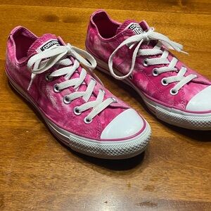 Converse Women's Tie-Dye Pink Sneakers
